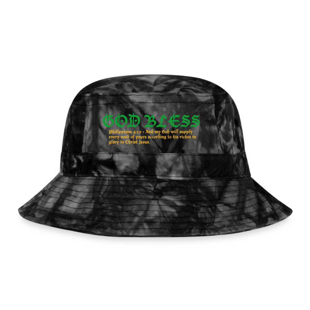 Cardo Tie Dye Bucket Hat - Black Tie Dye
